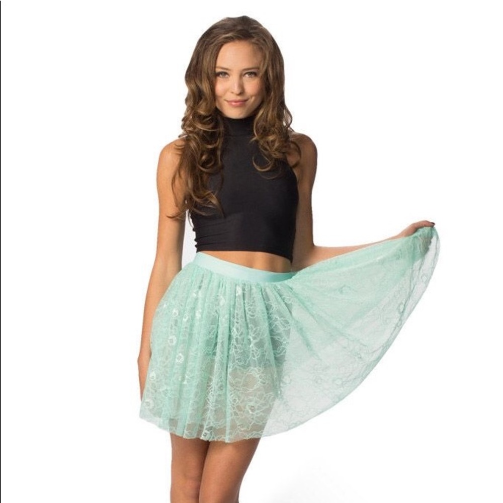 Mint Lace Pixie Skirt [NWOT]